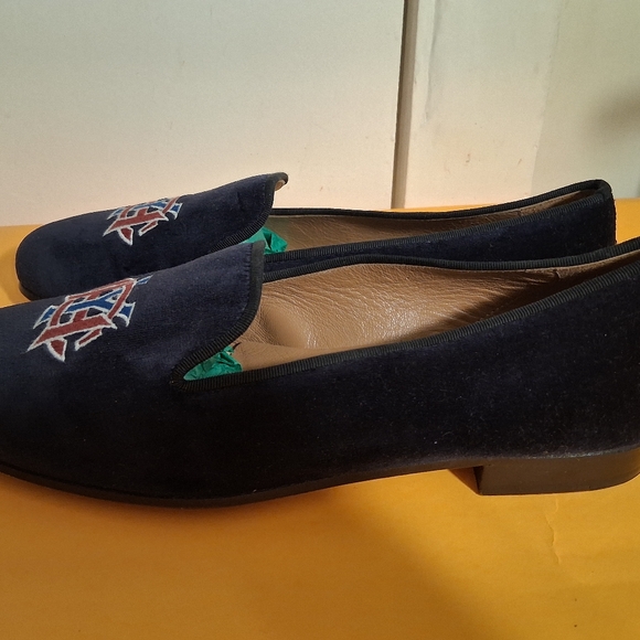 Stubbs & Wootton Blue  Velvet Slippers Men\'s US 9.5 New! main image 16